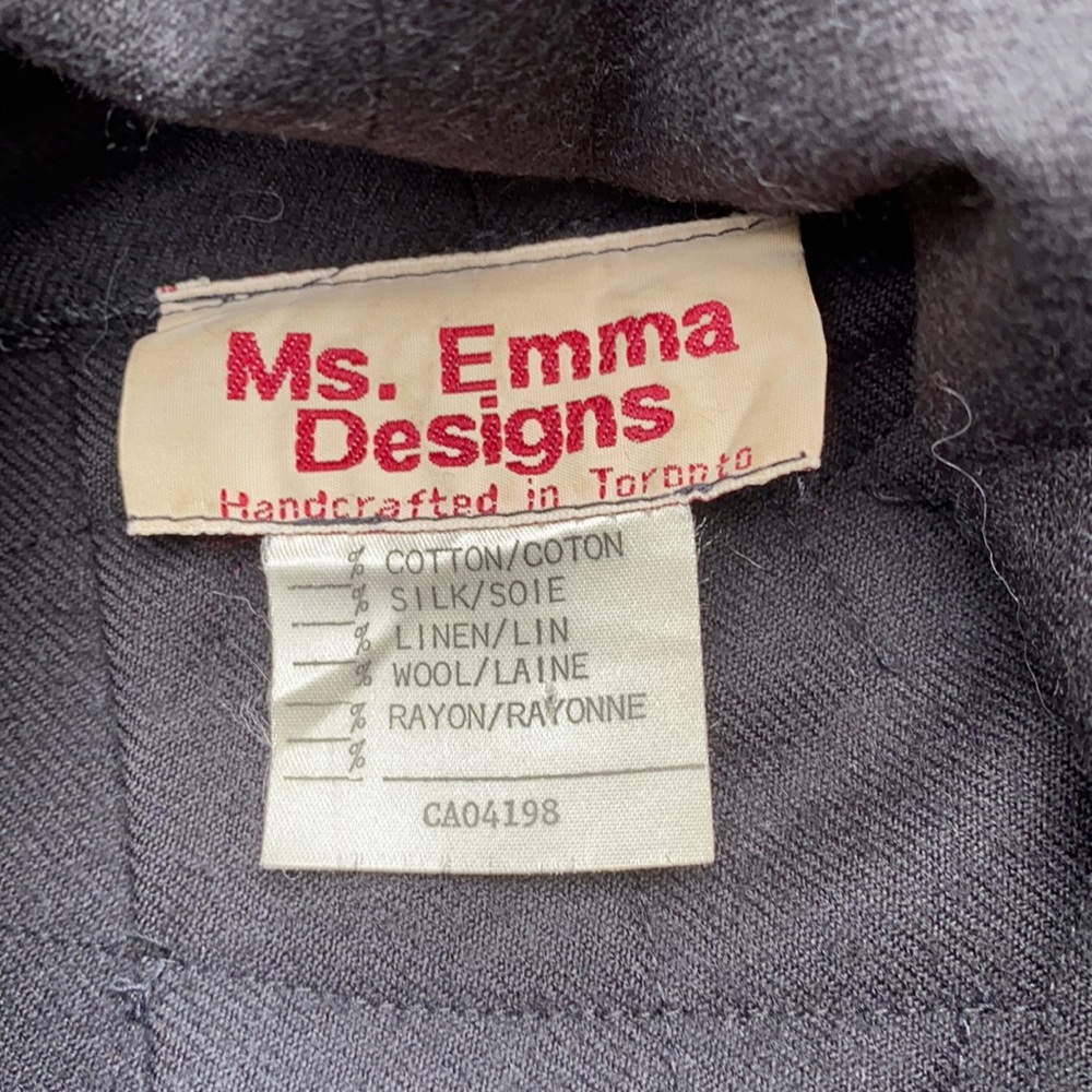 🎉HP🎉 Vintage 80s 📼 iconic Queen St W TdotO shop 🏆 Ms Emma Designs coat - Picture 4 of 4